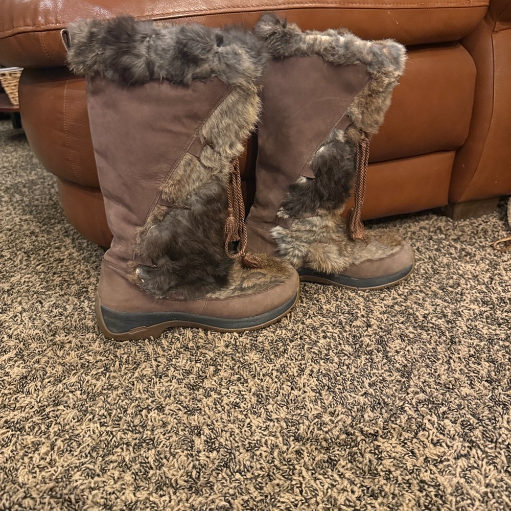ULU Women's Rabbit Fur Upper Winter Boots🤠 - Picture 2 of 8